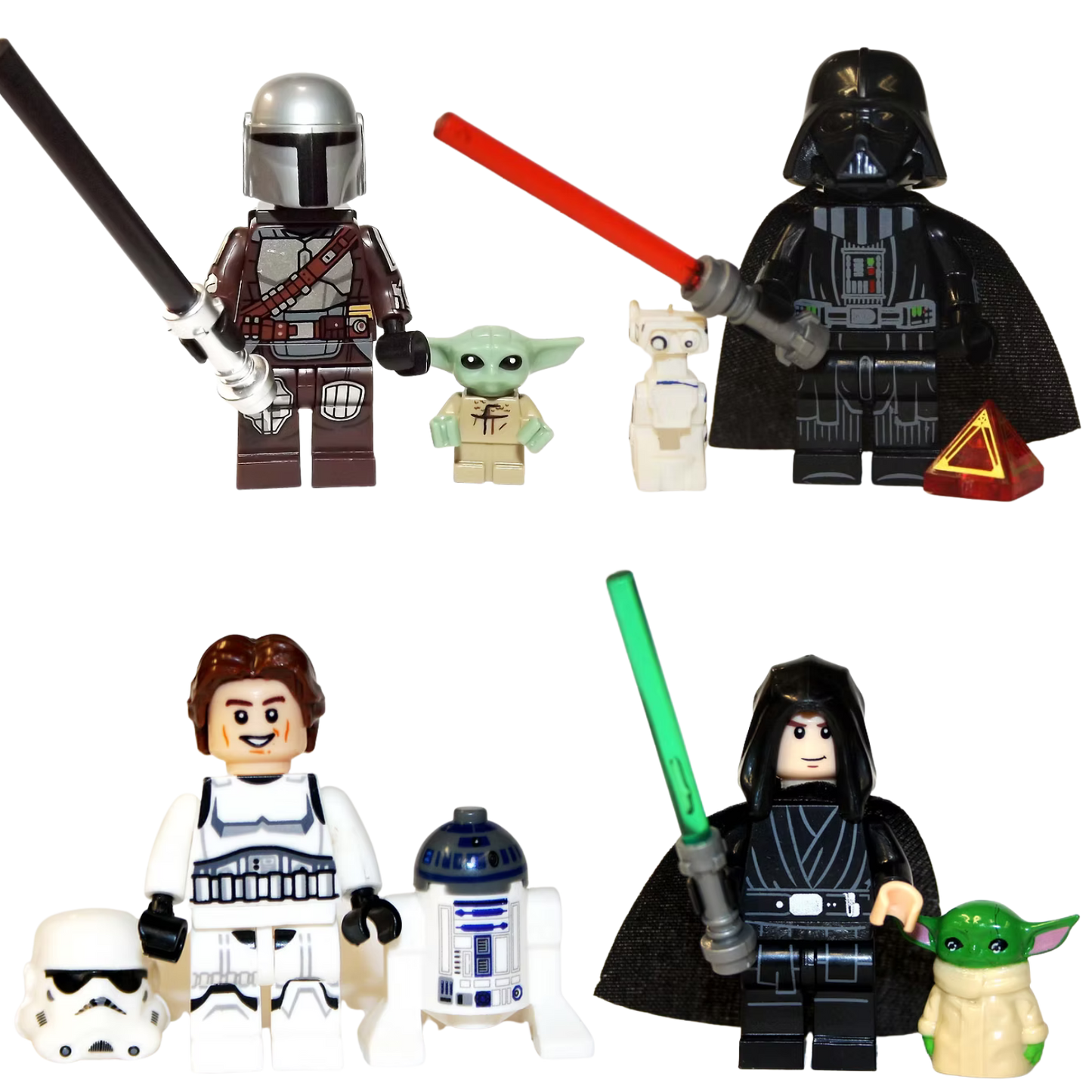 8 Item Minifigure Set