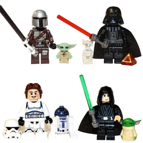 8 Item Minifigure Set