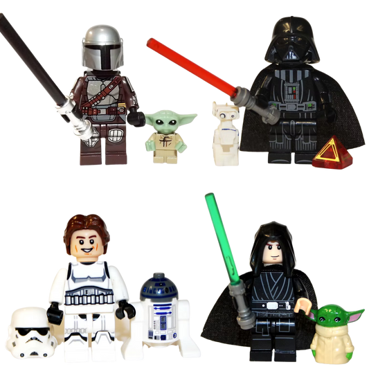 8 Item Minifigure Set