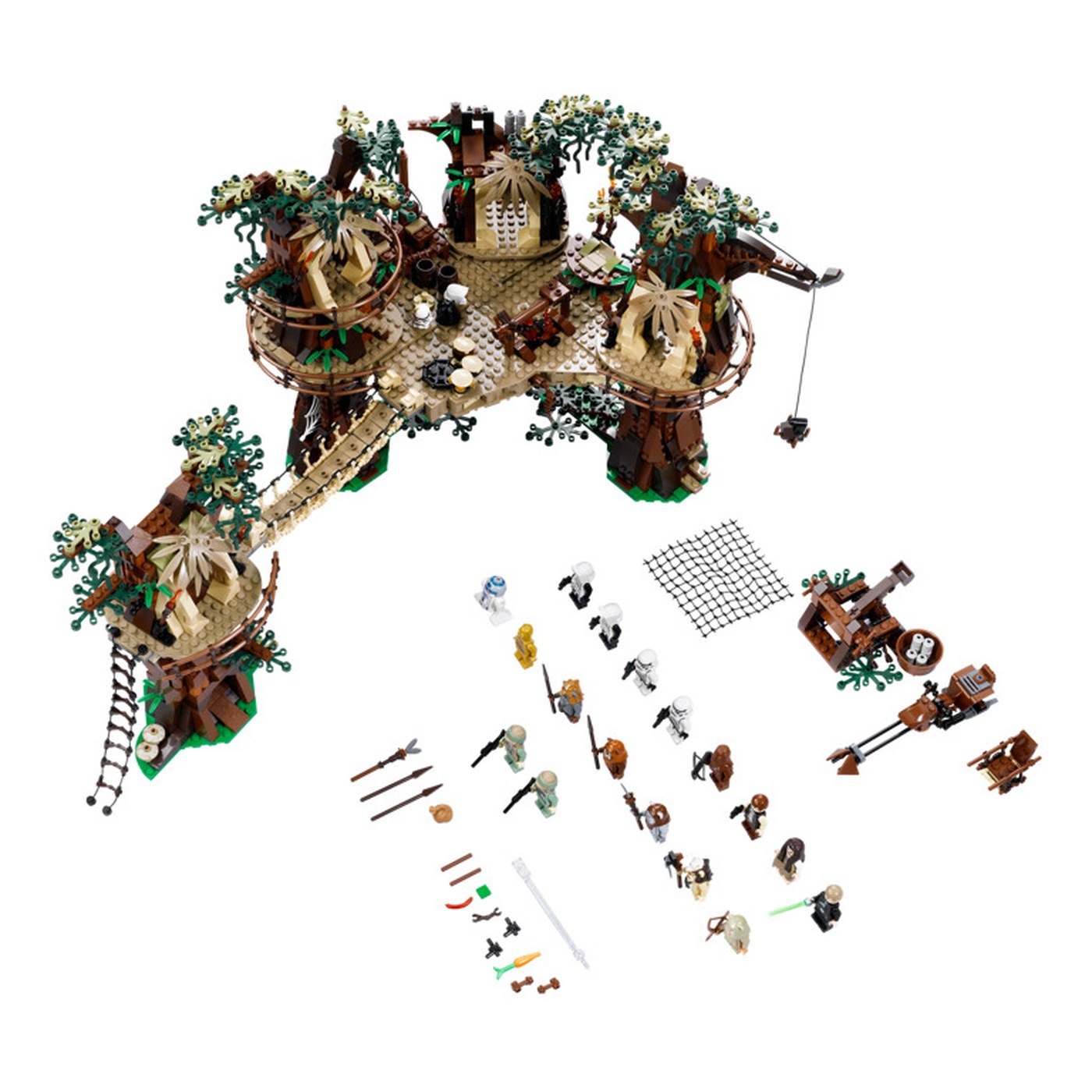 Ewok Village (10236) — what's in the box