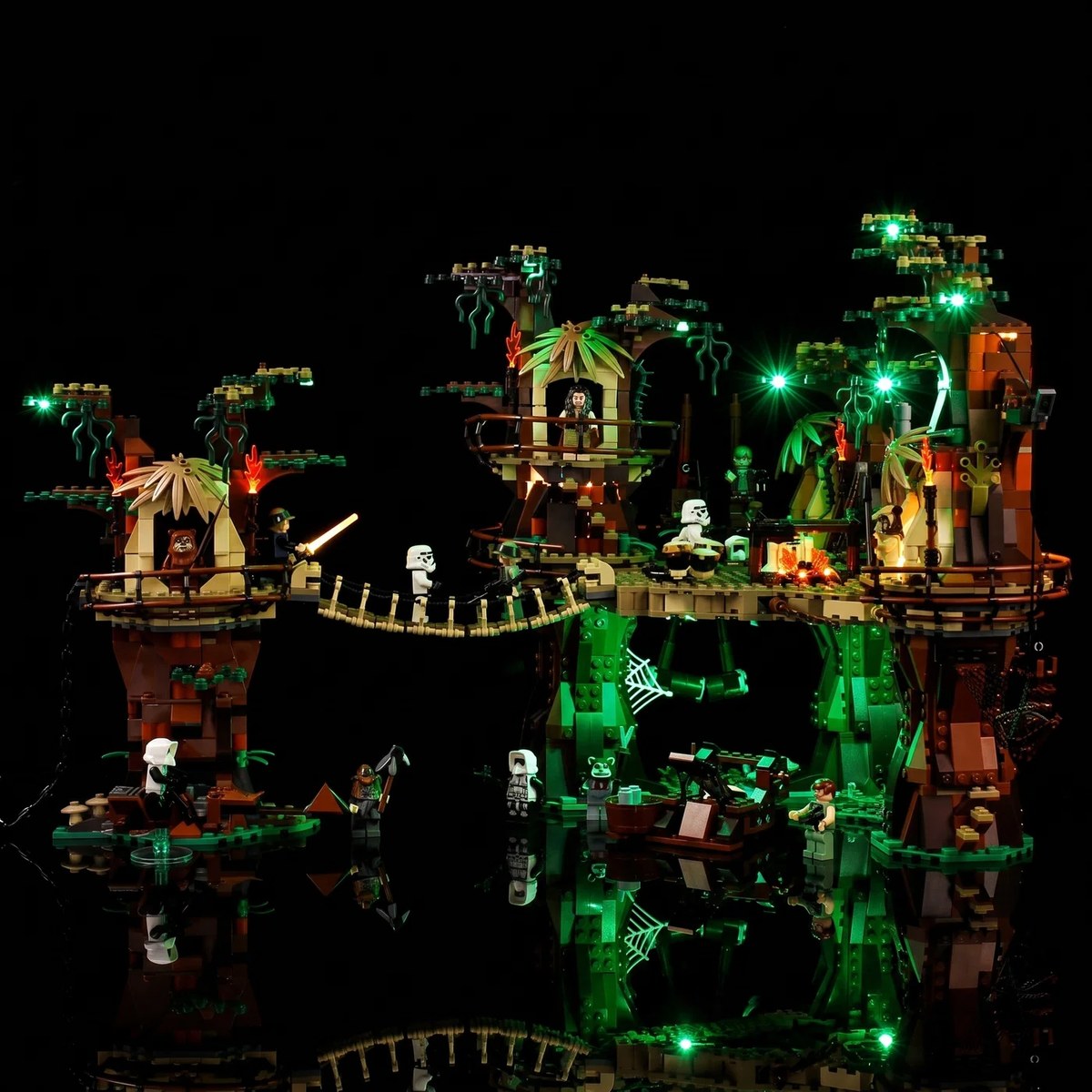 Ewok Village (10236) with LED Light Kit