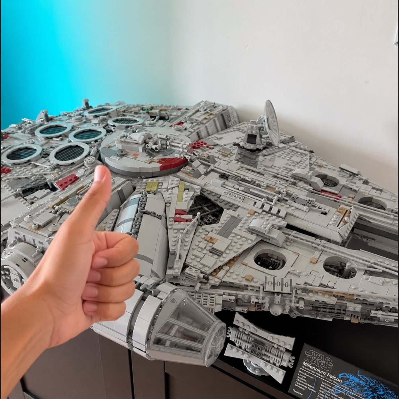 On display