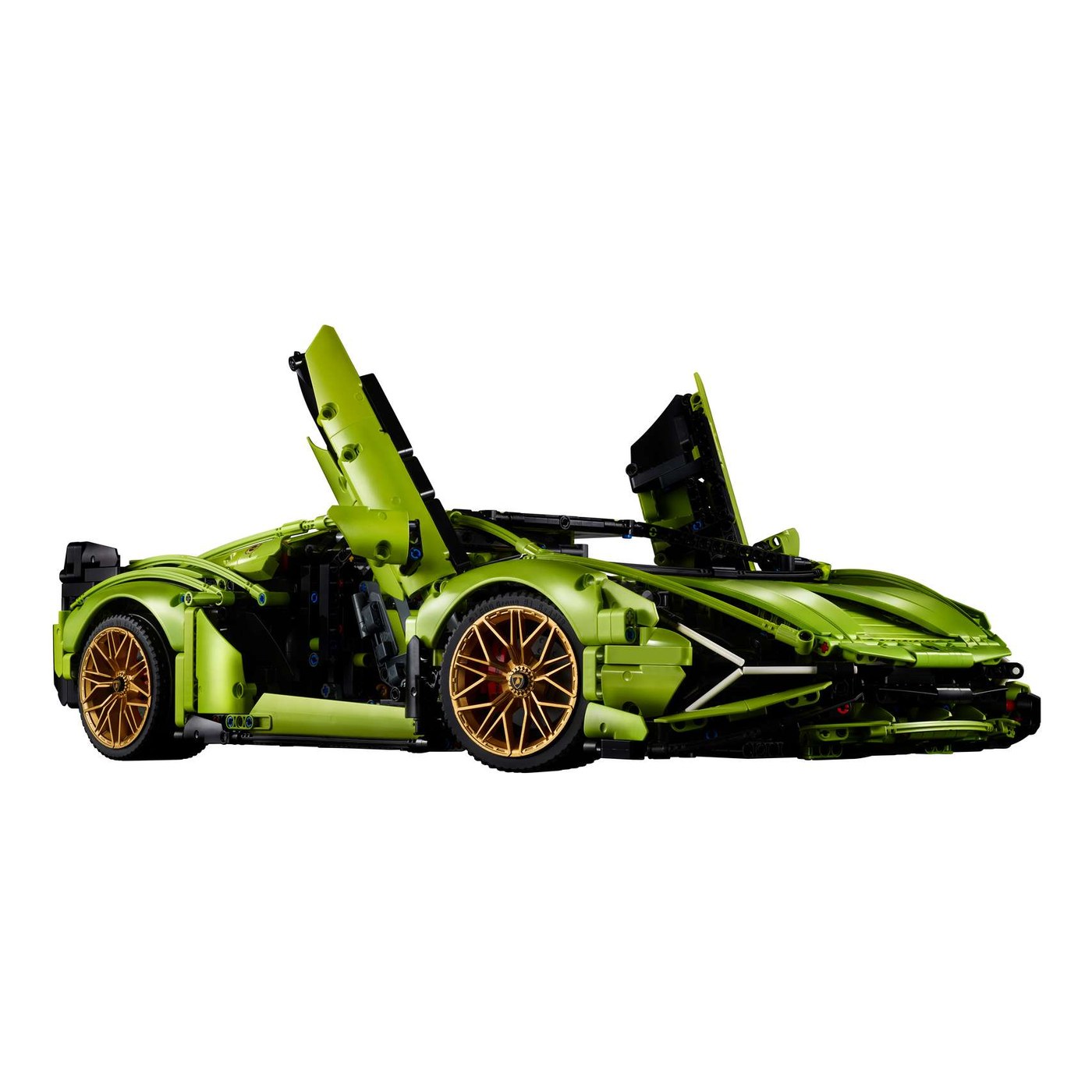Scissor doors up