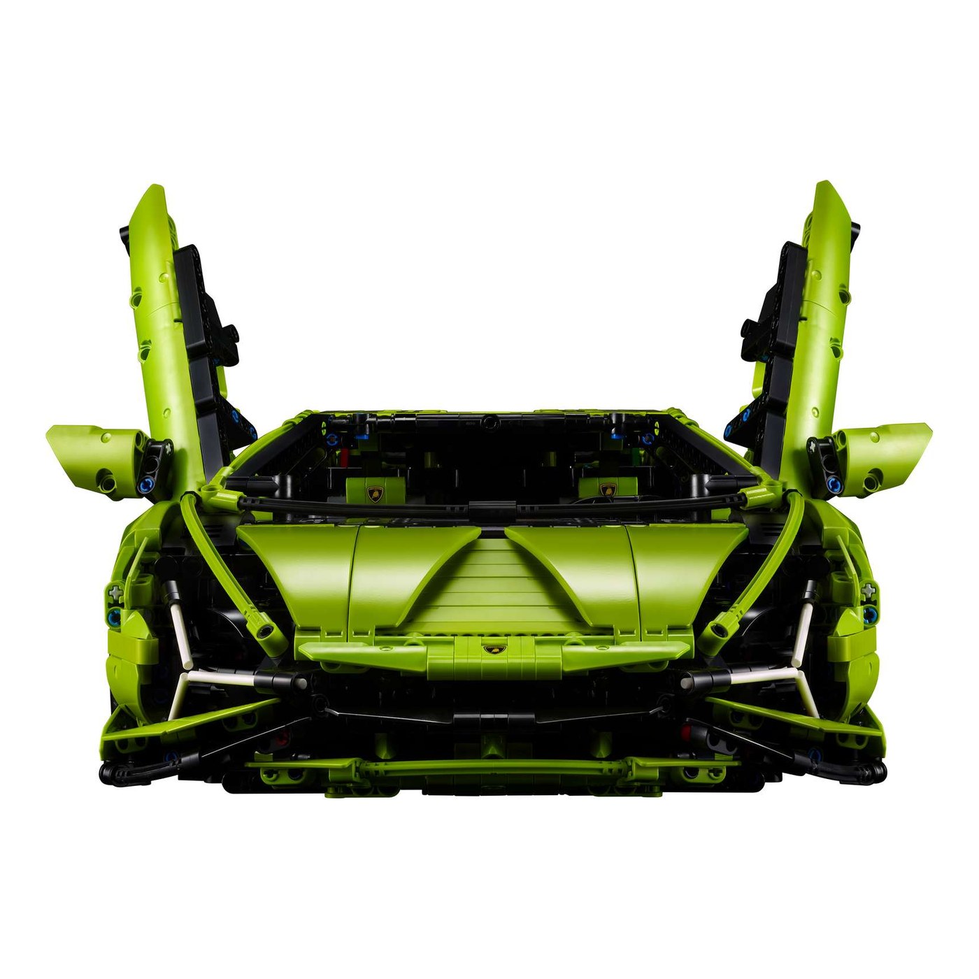 Doors open, head-on