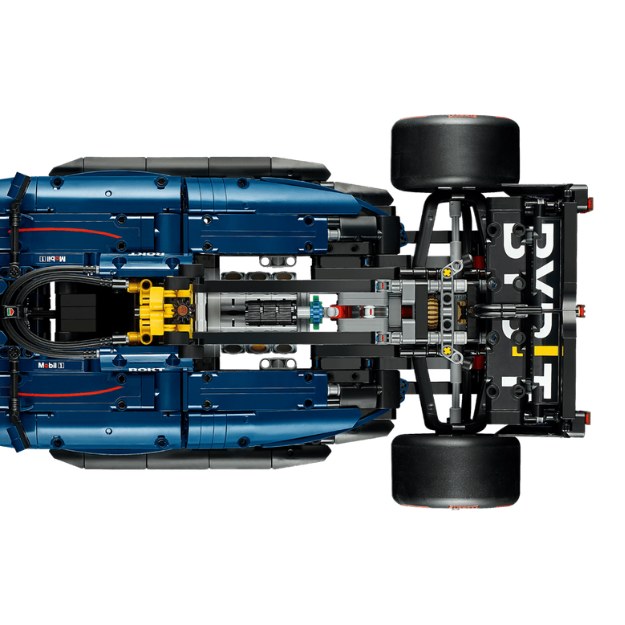 Chassis and suspension from above