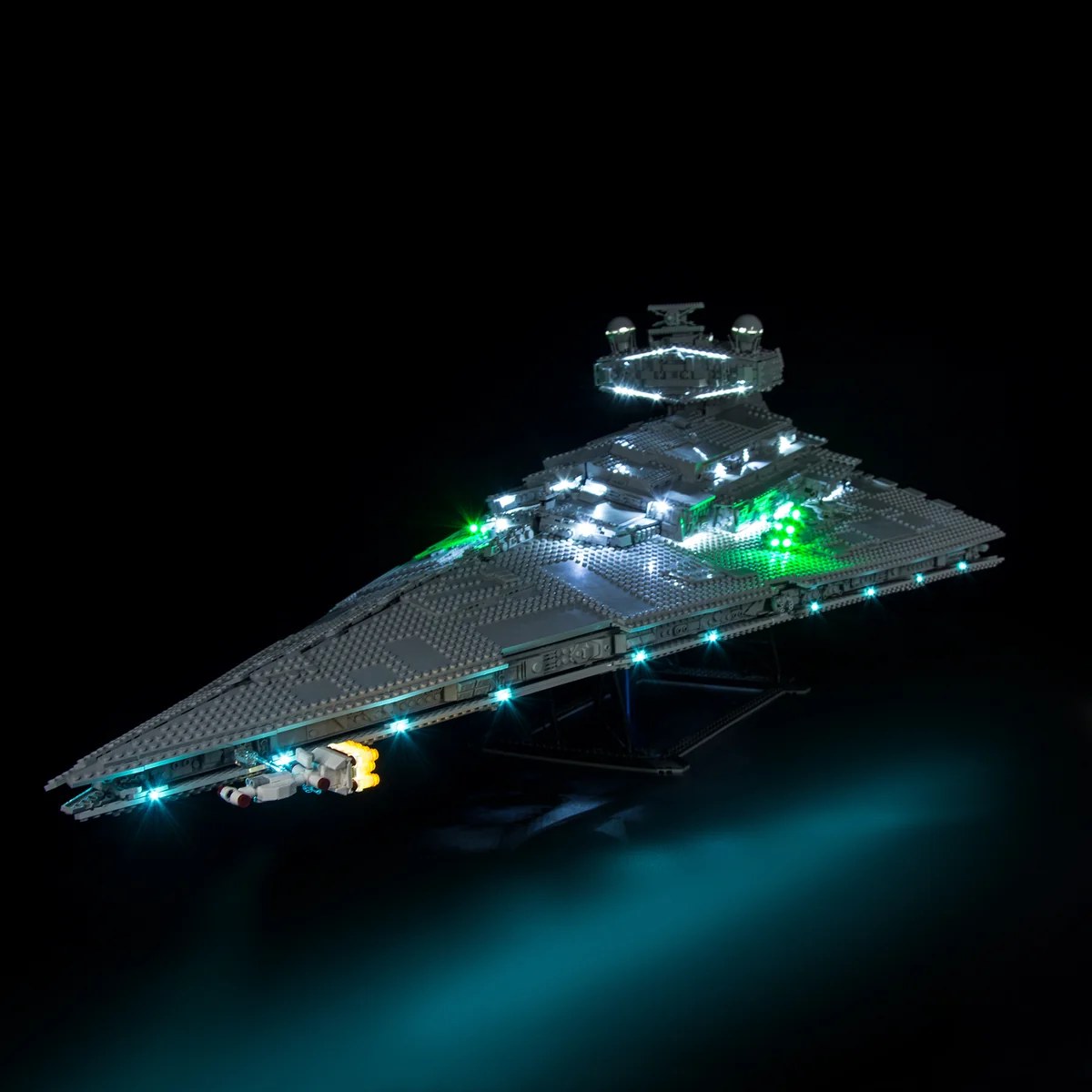 Lit at night
