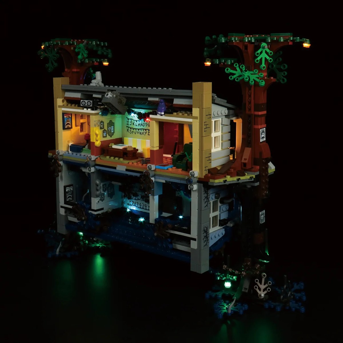 Lit at night